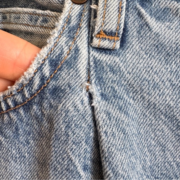 DENIM FORUM • Anita Super High Pleated Loose 28L in Picture This Bleu - Picture 6 of 14